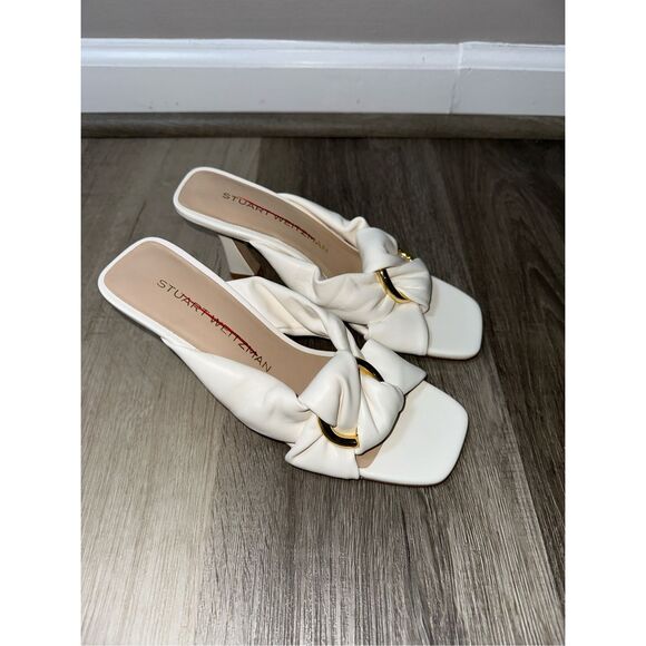 Stuart Weitzman CECE SLIDE 75 Size 6B $525 - Picture 9 of 14